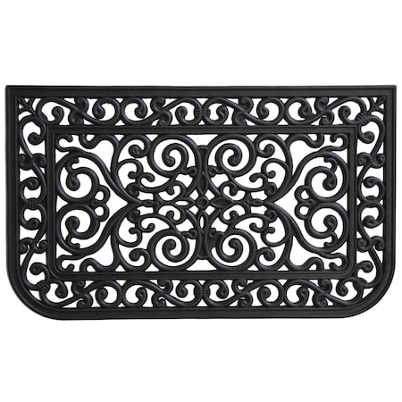 Calloway Mills Doormat, Rubber, Black 103741830
